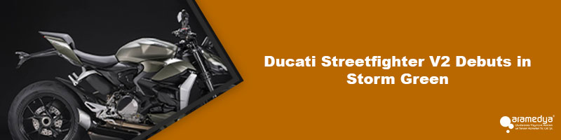 Ducati Streetfighter V2 Debuts in Storm Green